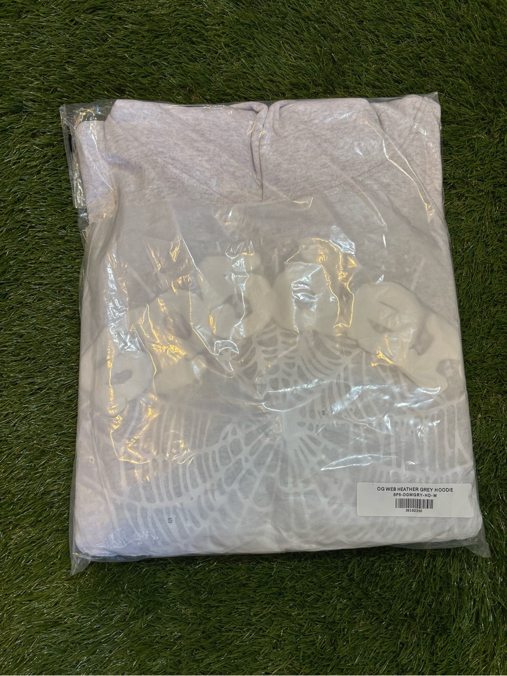 Gray Og Web Sp5der Hoodie ( Heavy Weight )